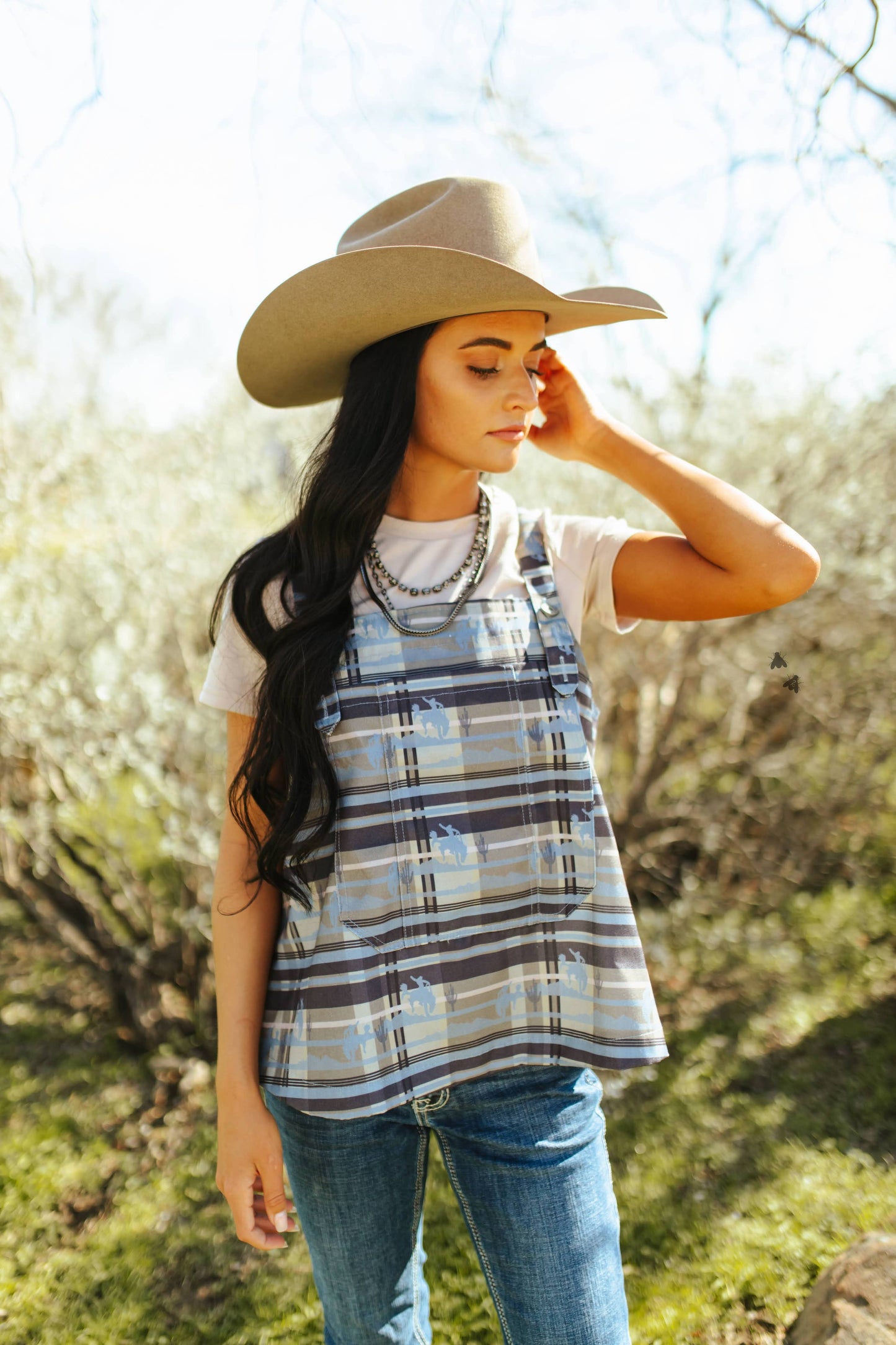 BUCKIN BIBS *PLAID: L/XL