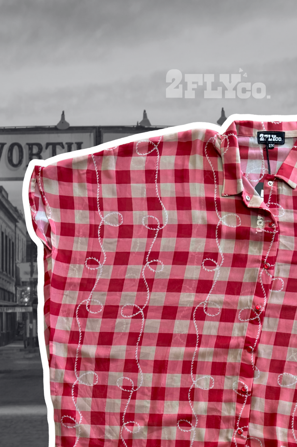 SQUARE DANCE *GINGYROPE: L/XL
