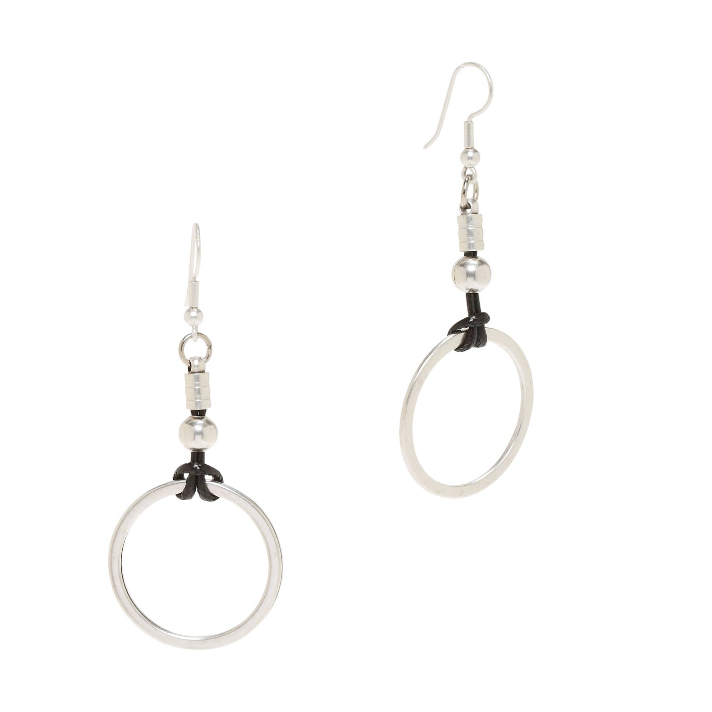 Handmade Pewter Hoop Earrings - ENKP01