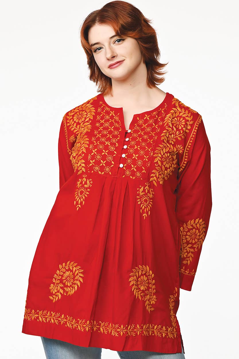 Vidya Embroidered Tunic