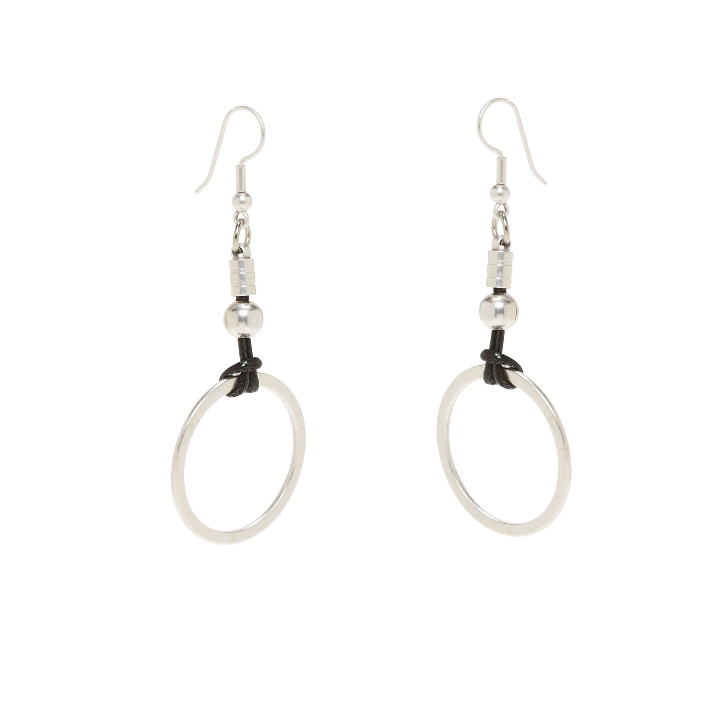 Handmade Pewter Hoop Earrings - ENKP01