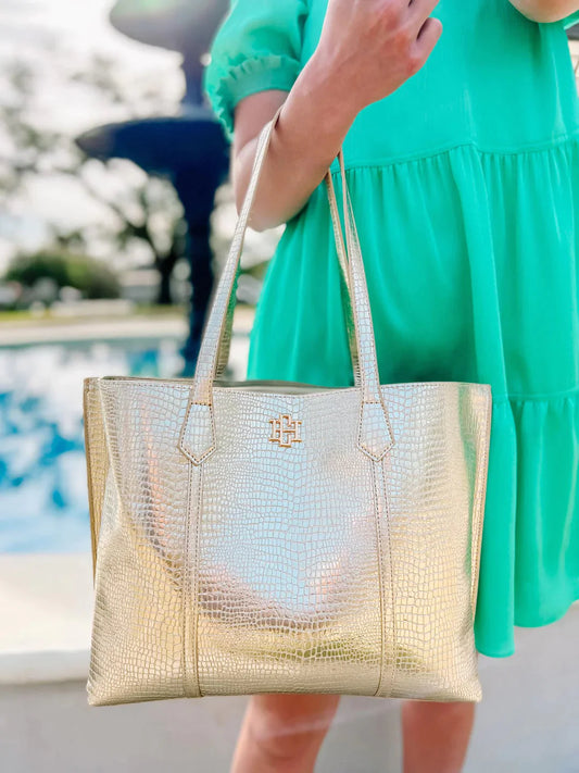 Heath Gold Tote Bag