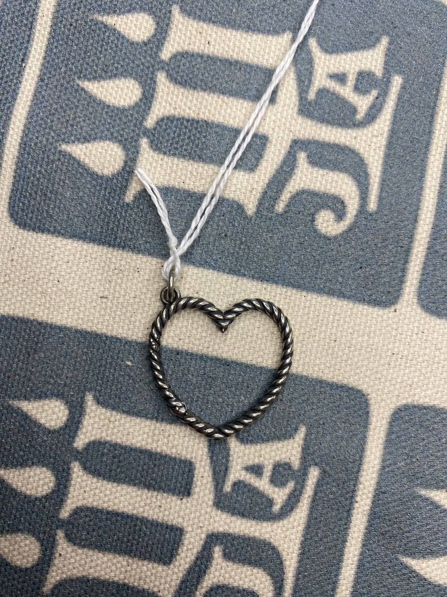 James Avery heart changeable charm holder