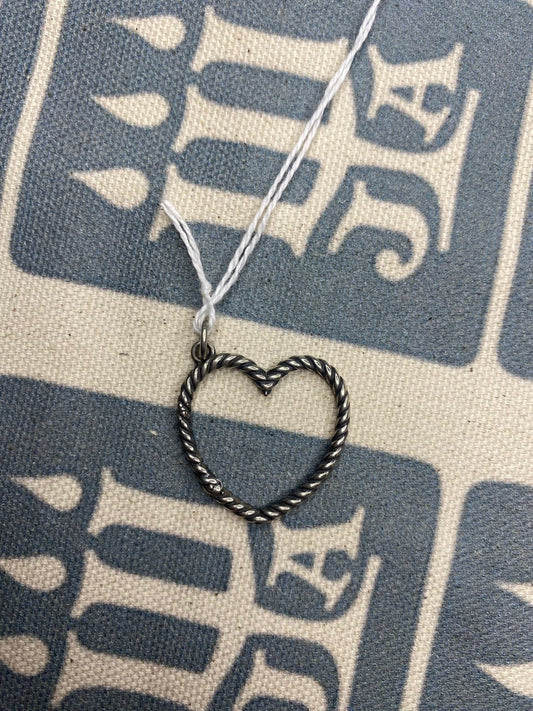 James Avery heart changeable charm holder