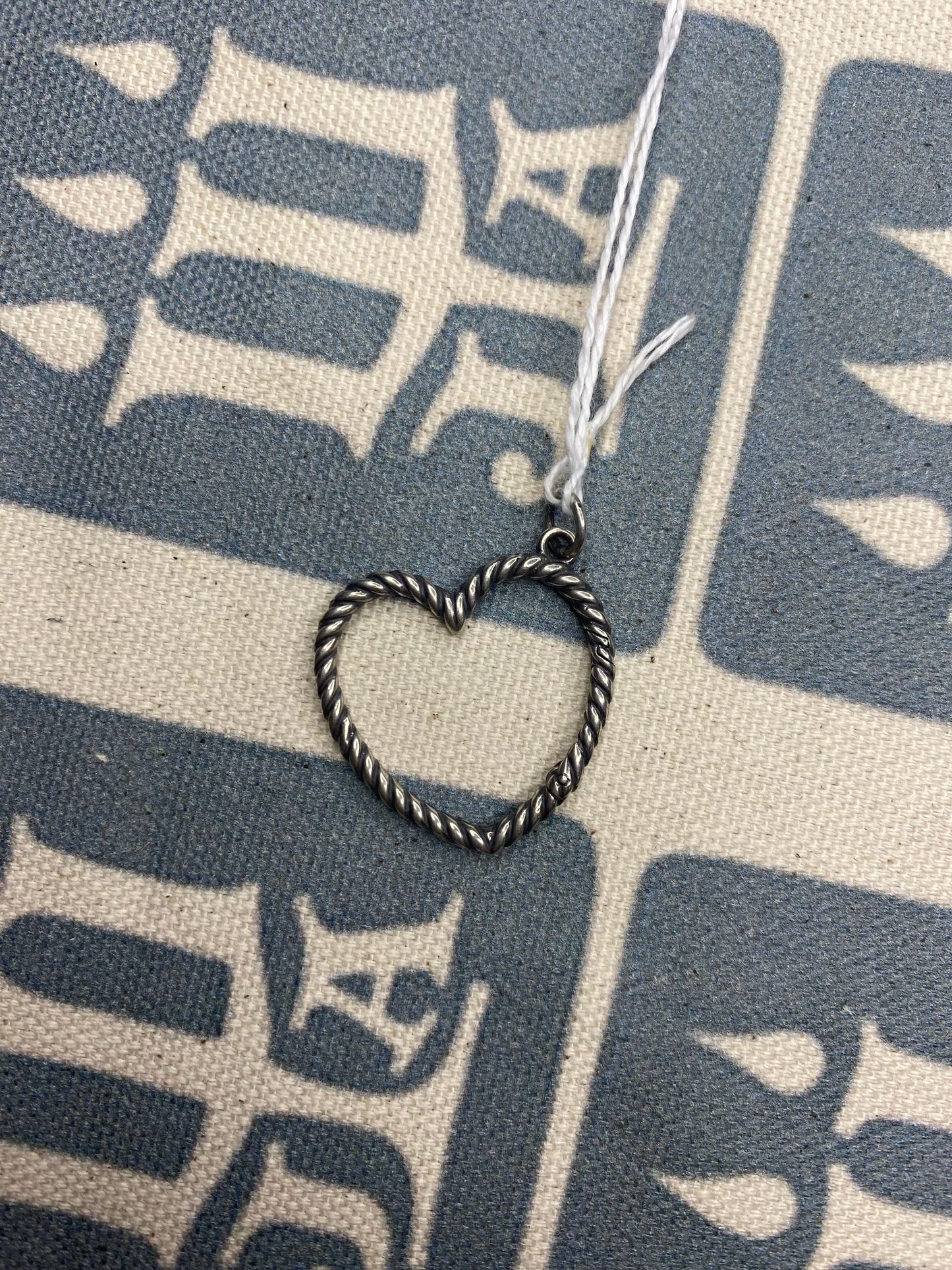James Avery heart changeable charm holder