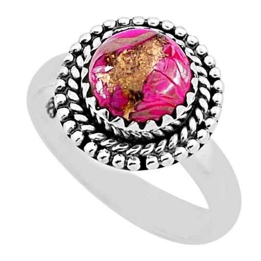 solitaire cotton candy turquoise 925 sterling silver ring size 7