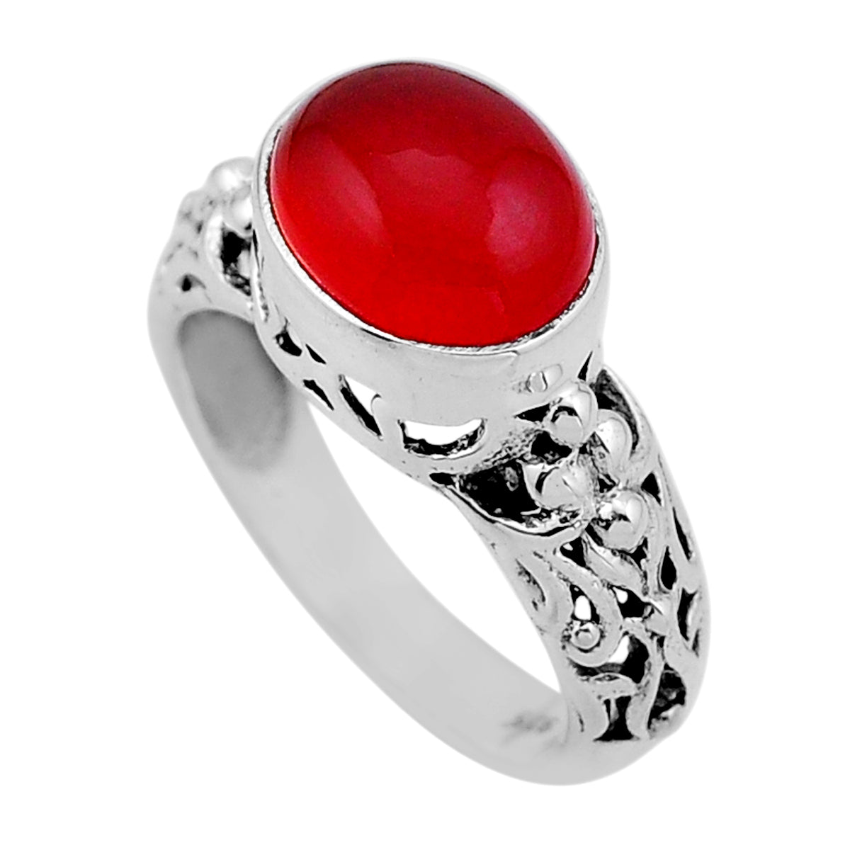 solitaire natural honey onyx oval 925 sterling silver ring size 8
